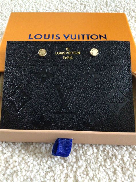 louis vuitton card holder.|Louis Vuitton empreinte card holder.